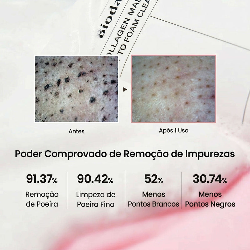 Biodance Collagen Mask to Foam Cleanser Após 1 uso