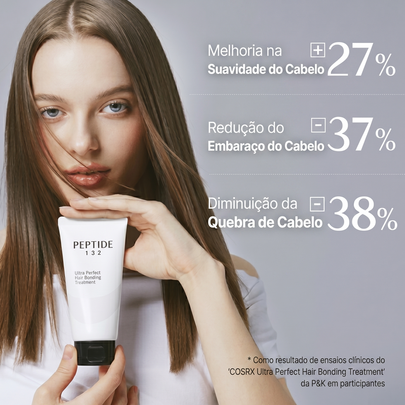 Cabelo mais suave e brilhante após uso do COSRX Hair Treatment