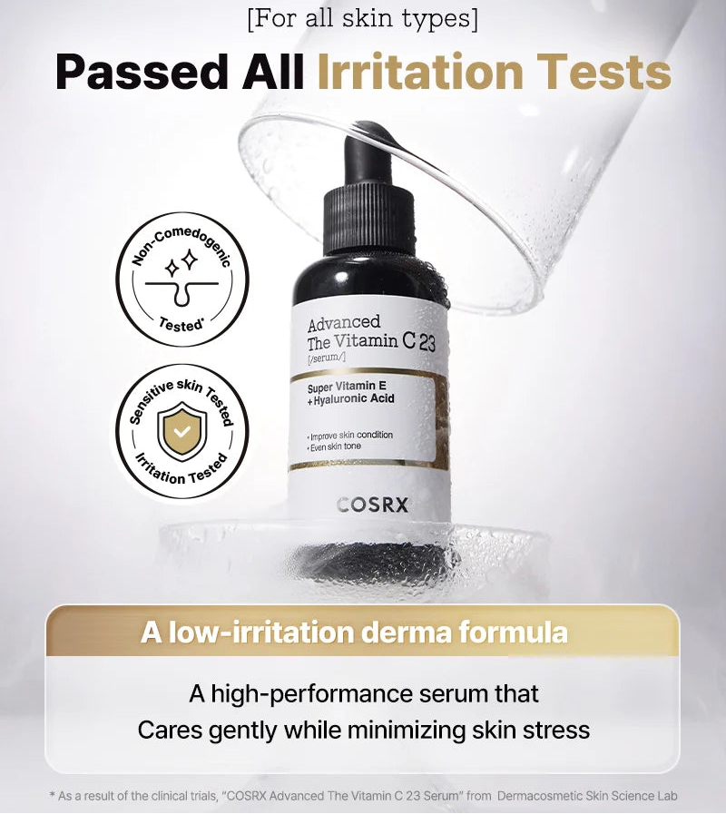 Todos os tipos de pele - COSRX The Vitamin C 23 Serum