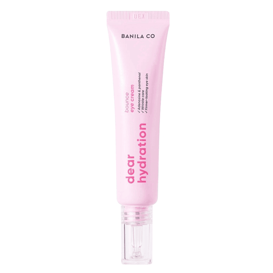 Textura leve e sedosa do creme Banila Co Dear Hydration Bounce Eye Cream.
