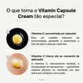Creme dual-textura com cápsulas vitamínicas, antioxidantes e ingredientes clareadores – Glowthie entrega rápida.