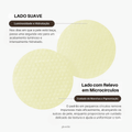 Pads tonificantes com Sea Buckthorn, vitamina C derivada, niacinamida – brilho natural e uniforme.