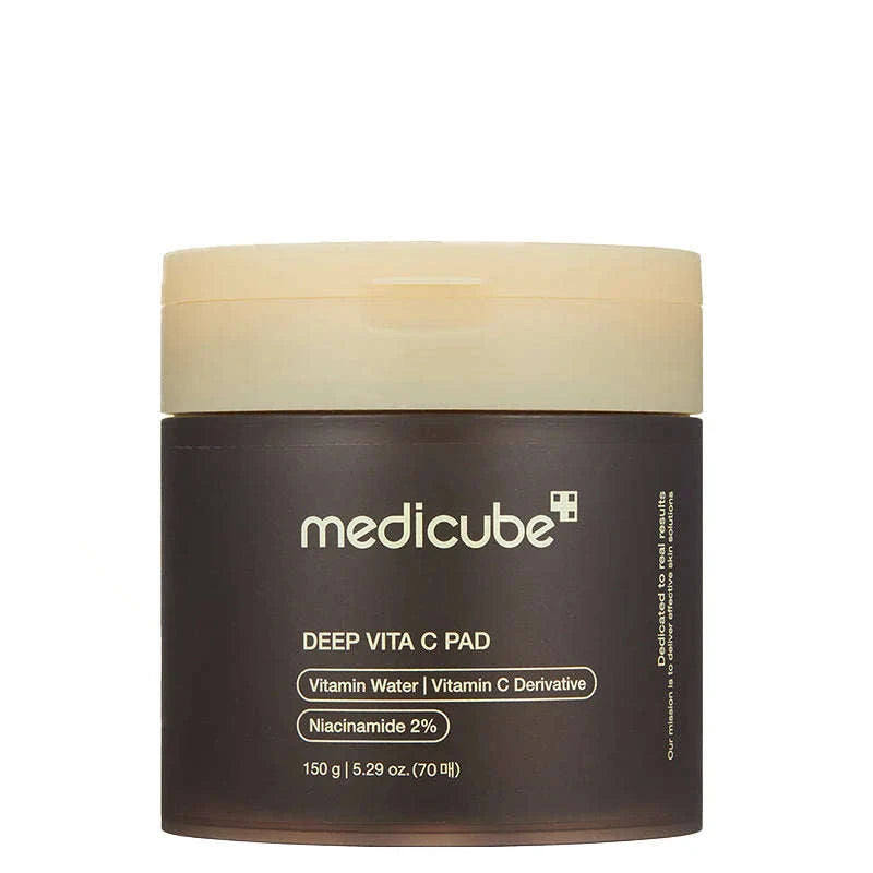 Pads vitaminados Medicube Deep Vita C – clareiam manchas, uniformizam o tom e iluminam com Glowthie
