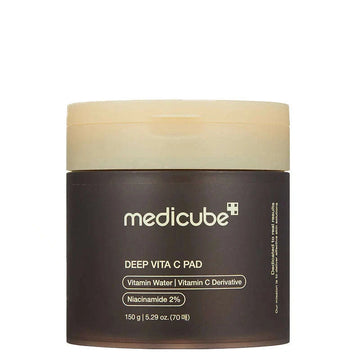 Pads vitaminados Medicube Deep Vita C – clareiam manchas, uniformizam o tom e iluminam com Glowthie