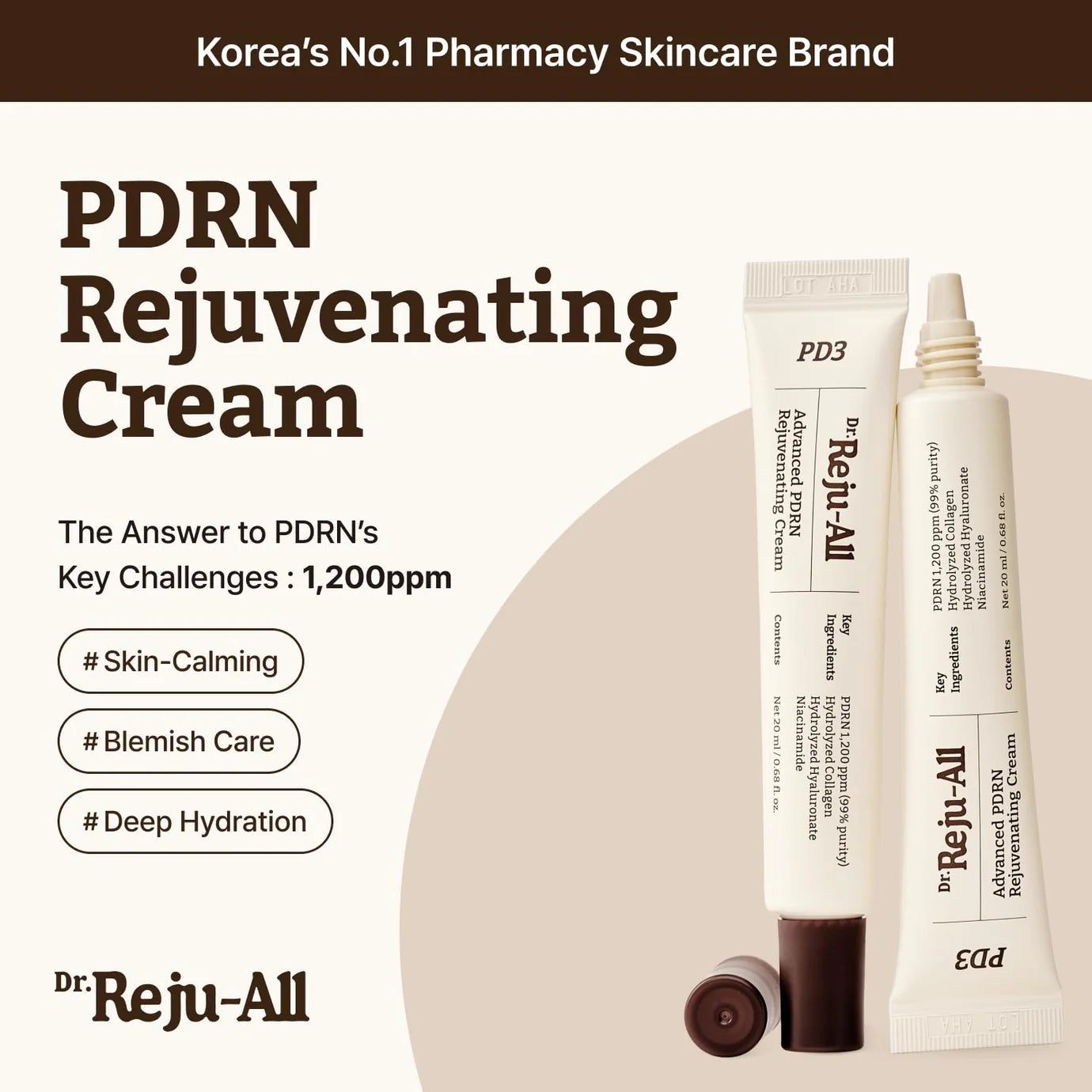 Dr.Reju-All Advanced PDRN Rejuvenating Cream 50ml