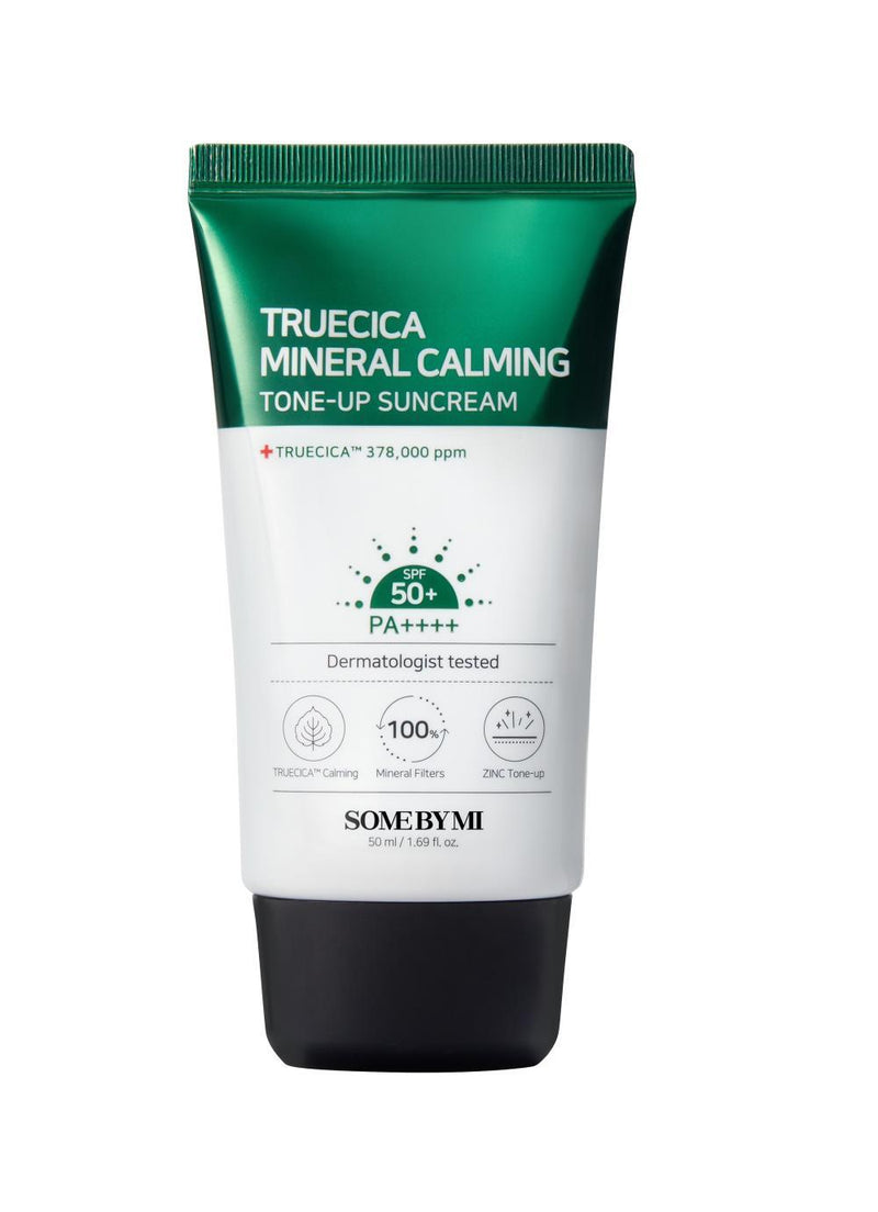 Truecica Mineral Calming Suncream Somebymi  Glowthie