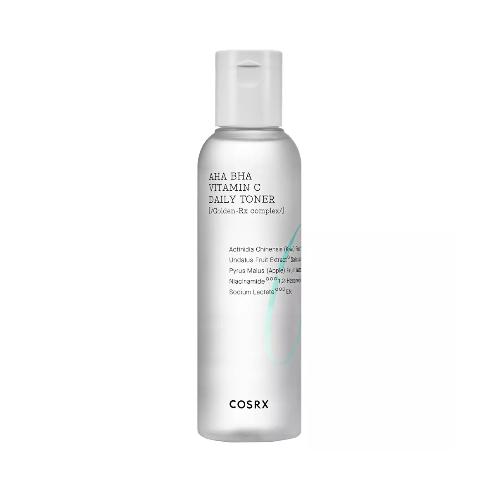 COSRX Refresh AHA BHA Vitamin C Daily Toner frasco 150 ml. Disponível na Glowthie – loja de cosmética coreana em Portugal