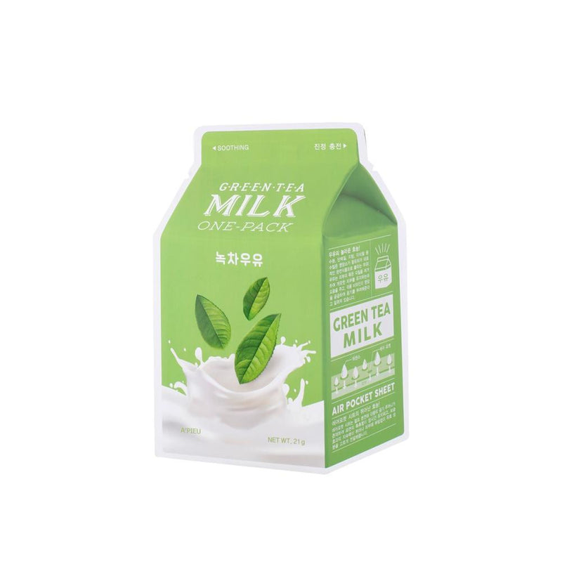 Green Tea Milk One-Pack Apieu  Glowthie