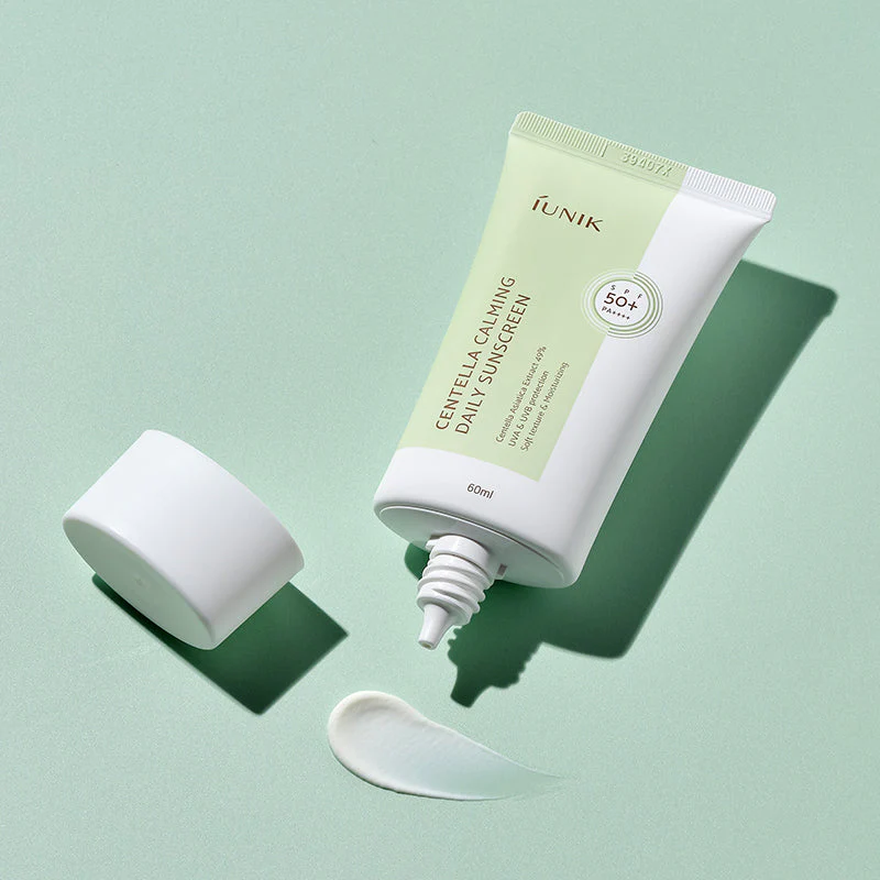 Centella Calming Daily Sunscreen SPF 50+ PA++++ - Iunik- - Glowthieportugal