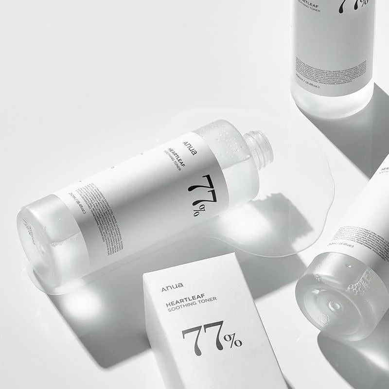 Tónico ANUA Heartleaf 77% Soothing Toner 250ml para acalmar e hidratar a pele sensível
