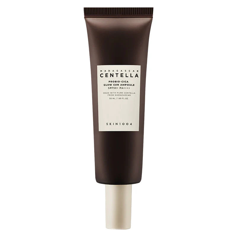 protetor e Ampola solar SKIN1004 com Centella fermentada e proteção SPF50+