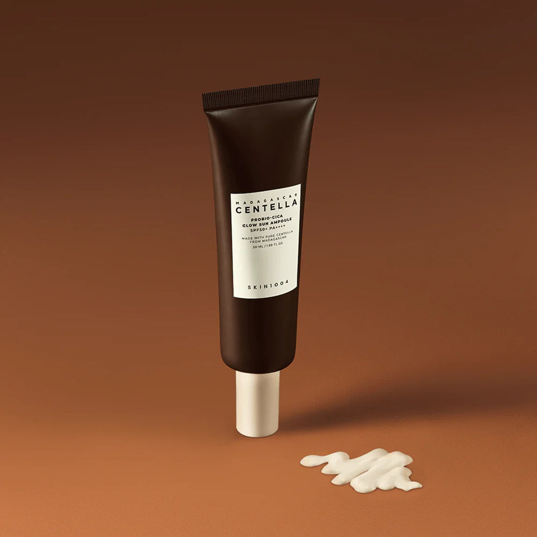 protetor e Ampola solar SKIN1004 com Centella fermentada e proteção SPF50+