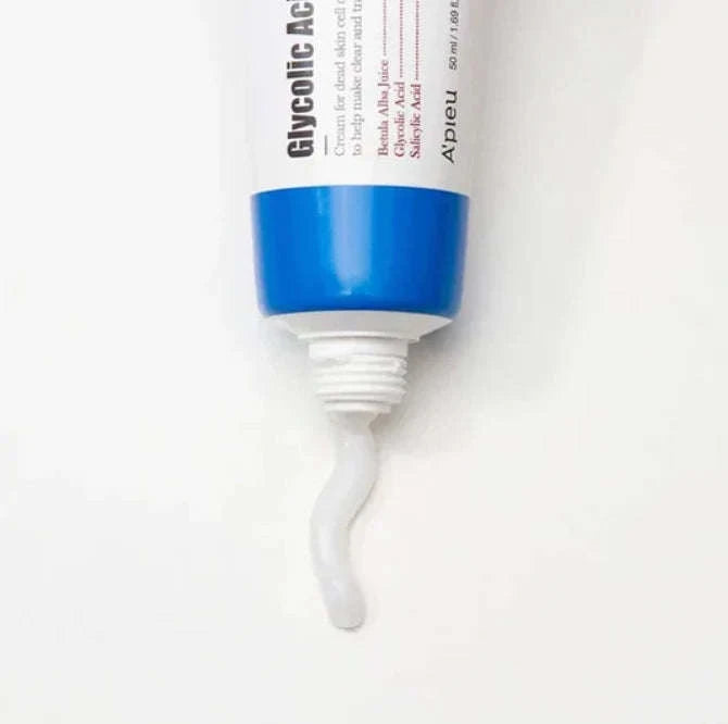 Embalagem do creme A’PIEU Glycolic Acid Cream 50ml