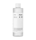 Tónico facial calmante Anua Heartleaf 77% em frasco de 500ml, produto K-Beauty.