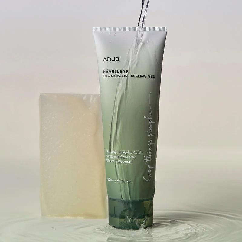 Heartleaf LHA Moisture Peeling Gel Anua  Glowthie