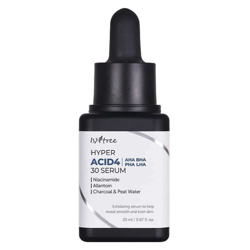 Hyper Acid4 AHA BHA PHA LHA 30 Serum Isntree  Glowthie