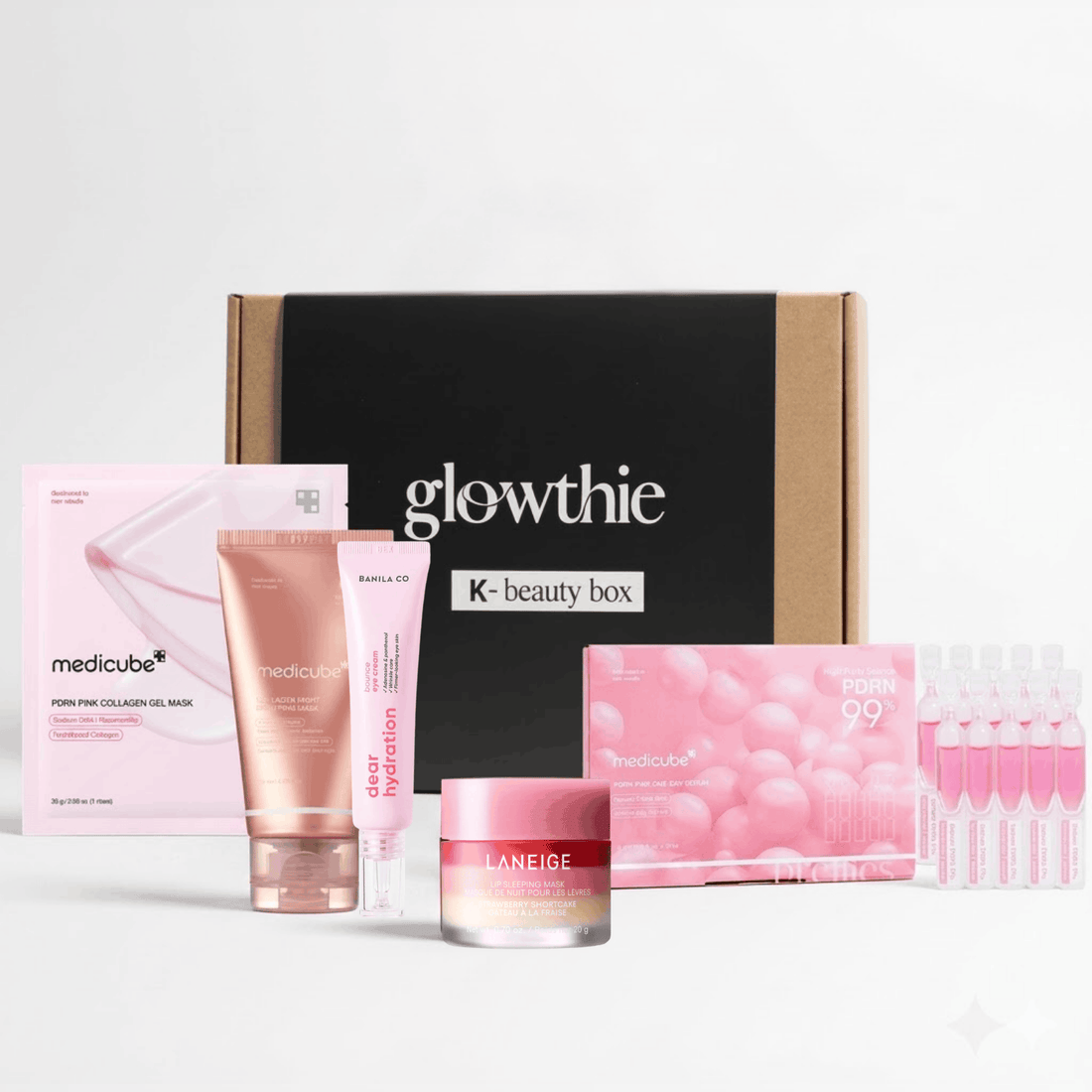 K-Beauty Box - Full Pink 🎀 Glowthie  Kits Glowthie Glowthie Portugal