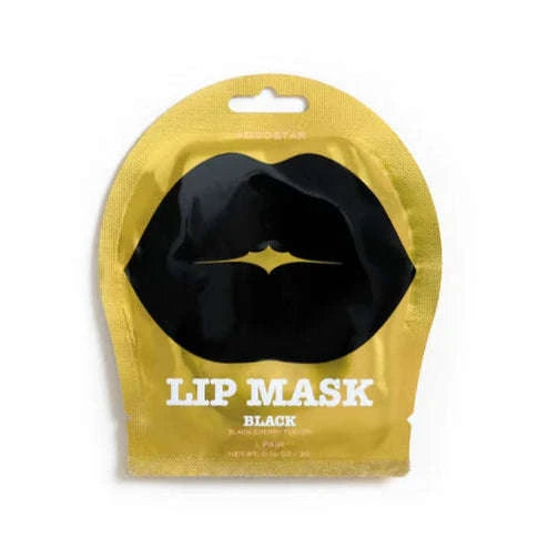 Máscara labial hidrogel Black com blueberry e pérola – tratamento intensivo. Disponível na Glowthie - loja de cosmética coreana em Portugal
