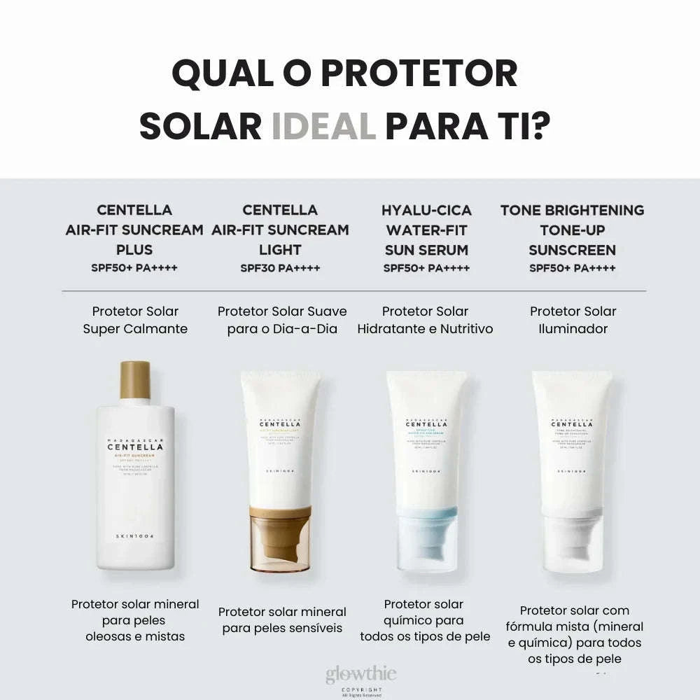 Madagascar Centella Air-Fit Suncream Plus SPF 50+ PA++++ - Skin1004- - Glowthieportugal