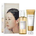 Imagem do conjunto SKIN1004 Double Cleansing Duo com óleo e espuma.
