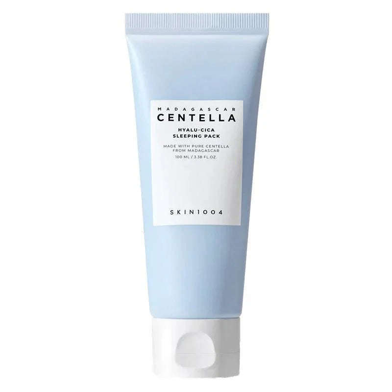 Embalagem de creme facial coreano Centella SKIN1004, 100 ml, para cuidados de pele noturnos.