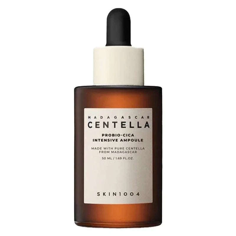 Ampola facial Skin1004 Madagascar Centella Probio-Cica, frasco âmbar com conta-gotas, 50ml