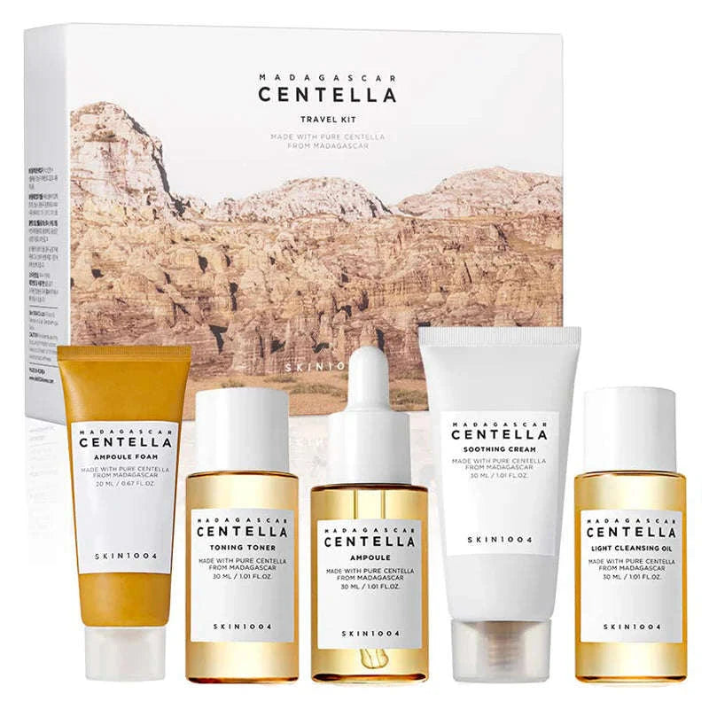 SKIN1004 Madagascar Centella Travel Kit com 5 produtos