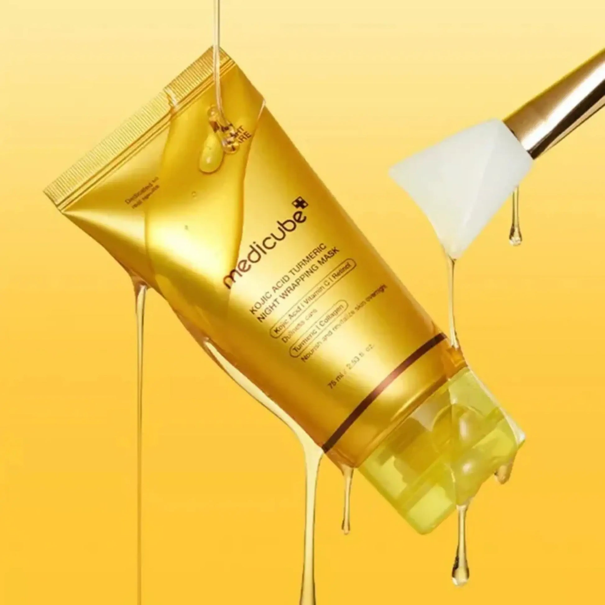 Textura MEDICUBE Kojic Acid Turmeric Night Wrapping Mask 75ml