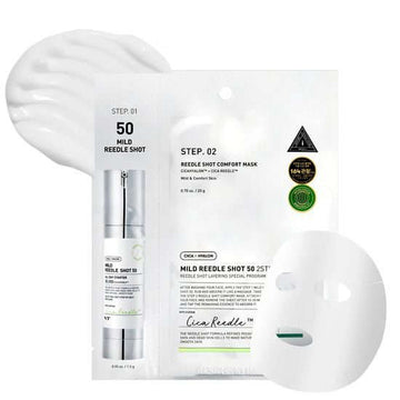 Mild Reedle Shot 2-Step Mask VT Cosmetics  Glowthie