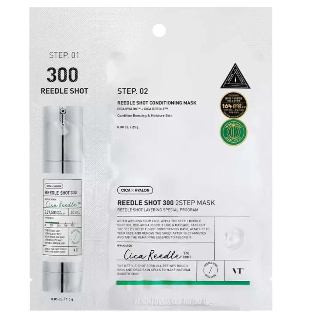 Mild Reedle Shot 2-Step Mask - VT Cosmetics- 300- Glowthieportugal