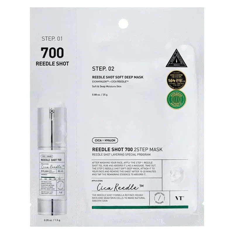 Mild Reedle Shot 2-Step Mask - VT Cosmetics- 700- Glowthieportugal