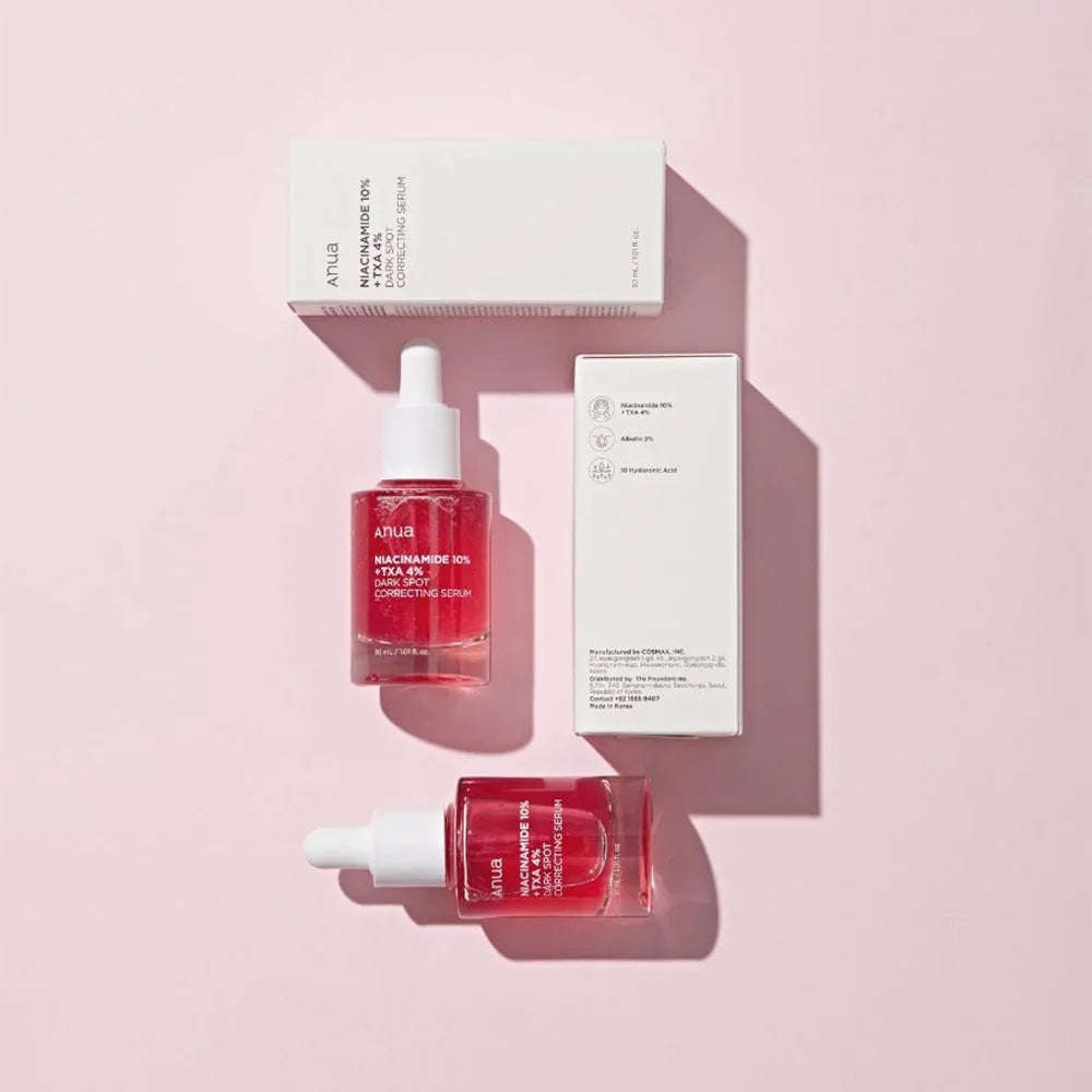 Sérum Anua Niacinamide 10% + TXA 4% de 30ml para correção de manchas escuras e hiperpigmentação