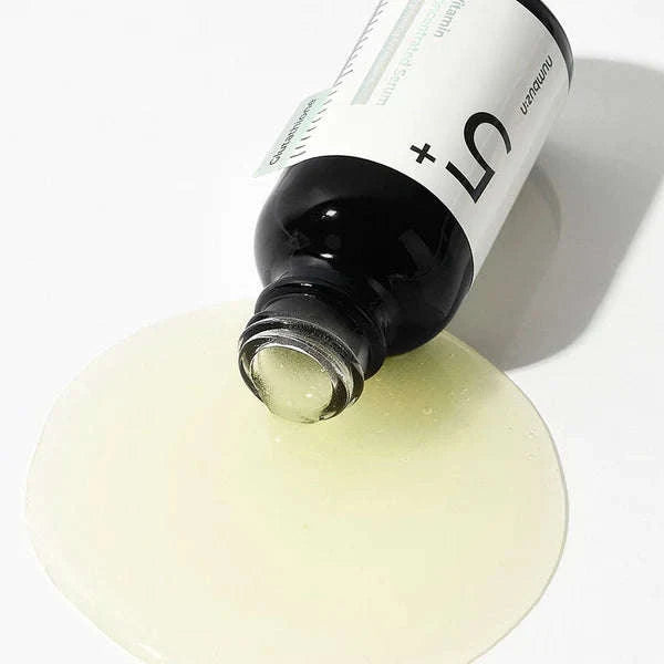 No.5+ Glutathione Vitamin Concentrated Serum -  a textura viscosa mas leve
