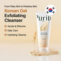 Oat In Gentle Exfoliating Face Cleanser Purito Seoul  Glowthie