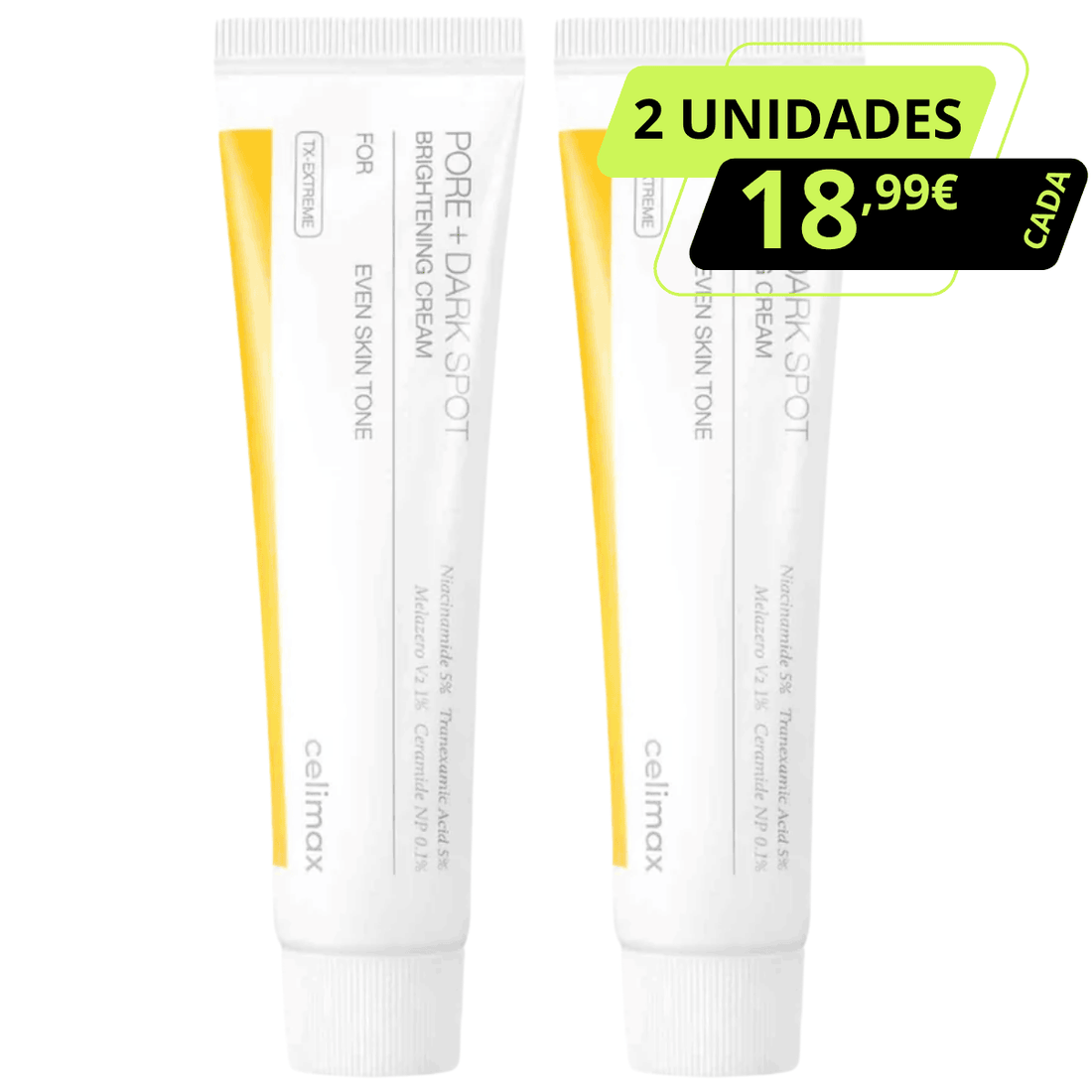 PACK - Pore+Dark Spot Brightening Cream Glowthie  Hidratantes Celimax Glowthie Portugal