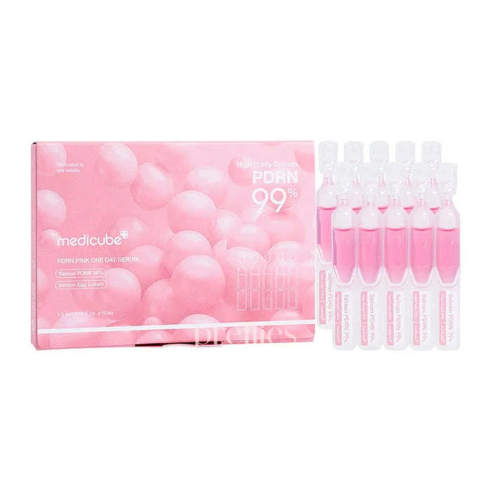 PDRN Pink One Day Serum Set Medicube  Glowthie