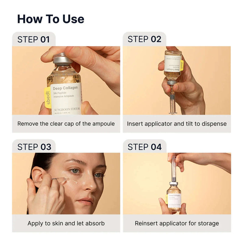Modo de Uso Sungboon Editor PDRN Pink Vitamin Glow Boosting Ampoule 40ml