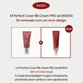 novo design do bb cream coreana Perfect Cover BB Cream PRO- 20ml missha