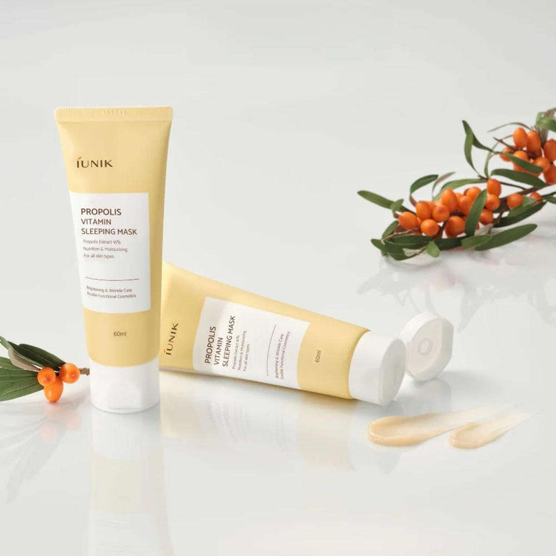 Propolis Vitamin Sleeping Mask Iunik  Glowthie