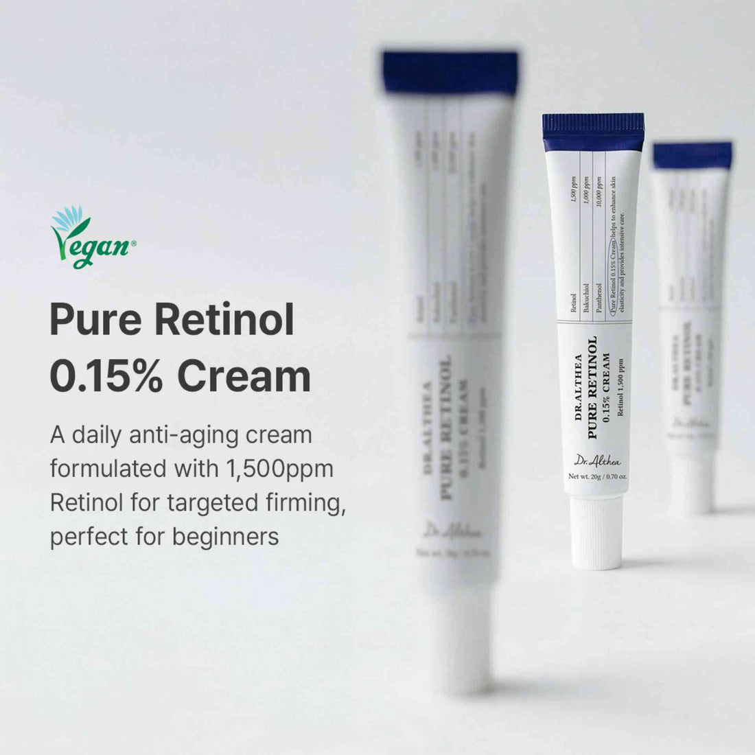 DR. ALTHEA Pure Retinol 0.15% Cream 20g