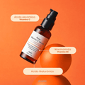 Serum coreano. Ilumina e uniformiza a pele com 5% de vitamina C. Combate manchas e sinais de envelhecimento.Fórmula natural para uma pele saudável e luminosa 