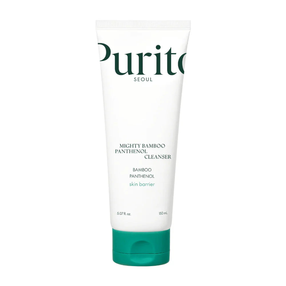 Embalagem do Purito Mighty Bamboo Panthenol Cleanser 150ml