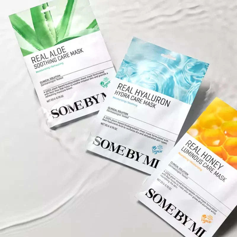 Real Aloe Soothing Care Mask - Somebymi- - Glowthieportugal