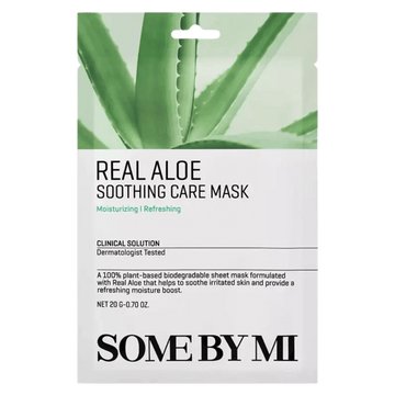 Real Aloe Soothing Care Mask - Somebymi- - Glowthieportugal