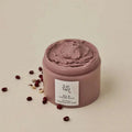 Máscara facial coreana Red Bean para poros, creme roxo em pote, cosmético K-Beauty