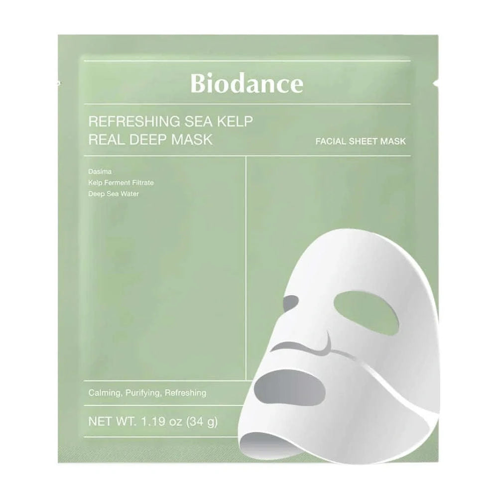 Refreshing Sea Kelp Real Deep Mask - Biodance- - Glowthieportugal