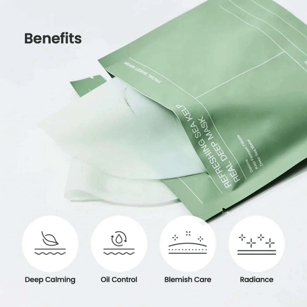 Refreshing Sea Kelp Real Deep Mask - Biodance- - Glowthieportugal
