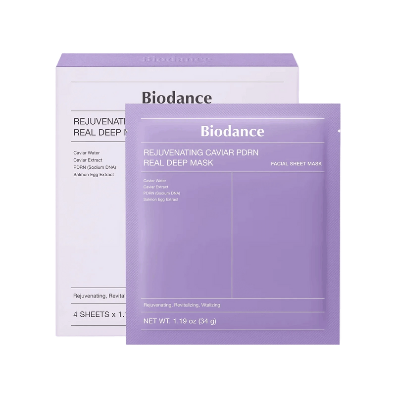 Rejuvenating Caviar PDRN Real Deep Mask Biodance  Glowthie