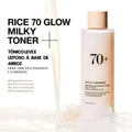 Rice 70 Glow Milky Toner - Anua- - Glowthieportugal