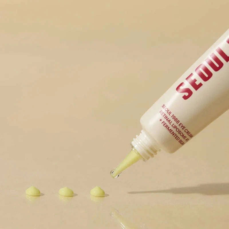 Textura cremosa do Seoul 1988 Eye Cream – Glowthie Loja de Cosmética Coreana em Portugal
